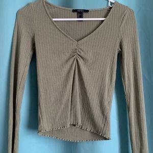 Robbed long sleeve top